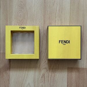 Fendi Yellow Earrings Box Set